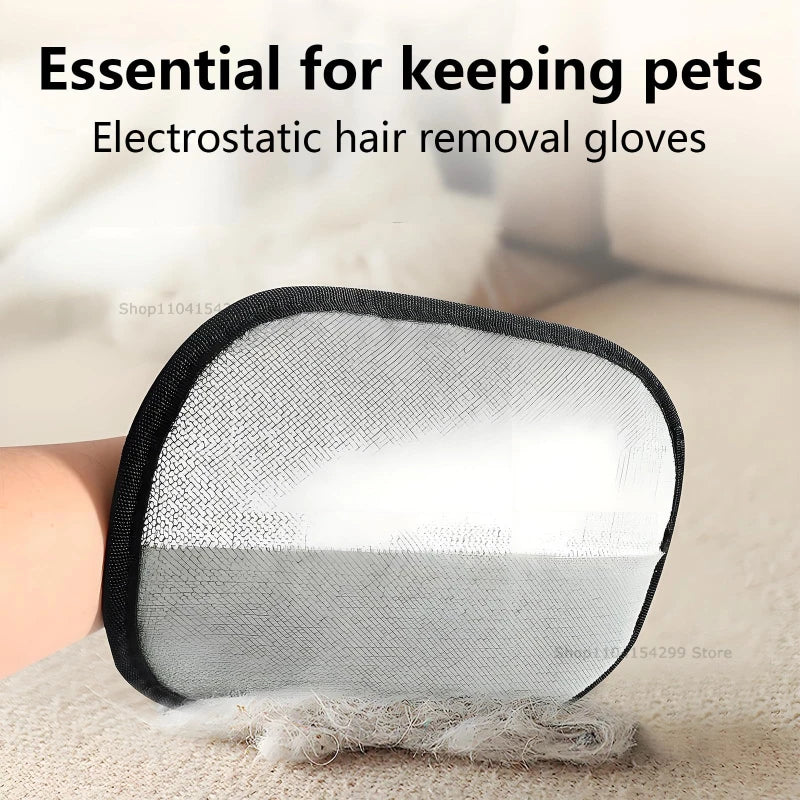 Pet Hair Removal Tool Gloves for Cat Dog Upgrade Efficient Grooming