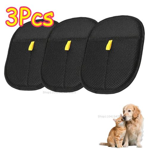Pet Hair Removal Tool Gloves for Cat Dog Upgrade Efficient Grooming